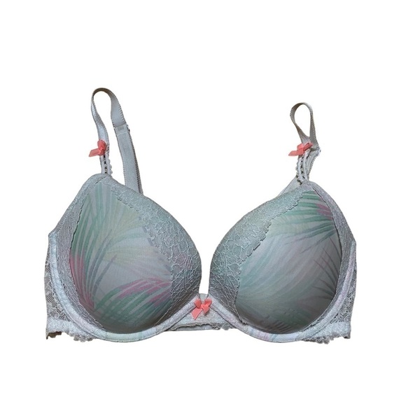 Victoria’s Secret Tropical Dream Angels Push-up Bra Size 34D - Picture 1 of 9